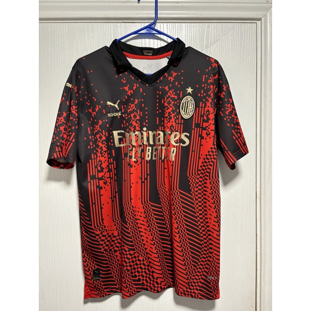 2023/24 AC Milan Jersey Home #9 Brandon Red‎ Puma Size Men's Large